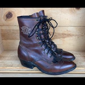 Vintage leather boots